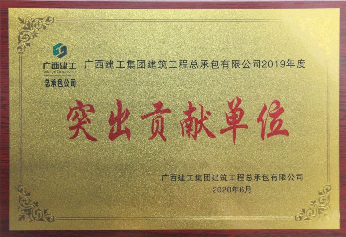 公司2019年凸起贡献单元奖牌。邓灿滨 摄.jpg