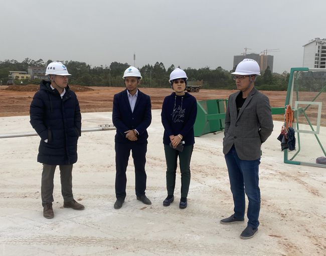 李红梅到二分公司仙葫水质净化厂项目查抄领导。杜存辉 摄（建图）.jpg