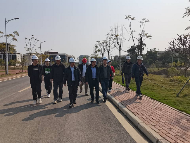 曾劲松查看项目现场。邓高越 摄（建图）.png